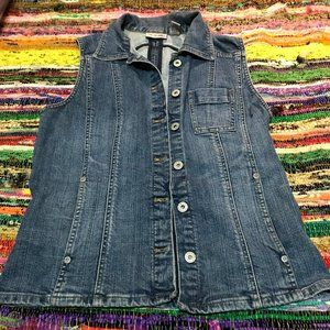 Women's Denim Vest Size Small